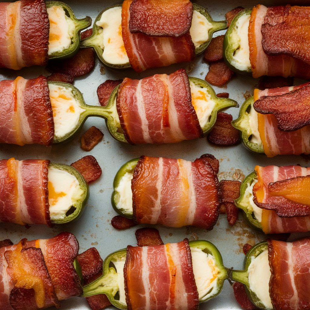 Keto Bacon-Wrapped Jalapeño Poppers