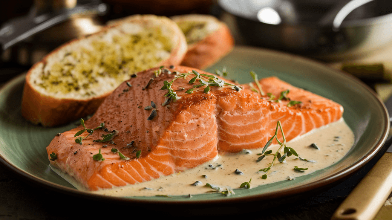 Creamy Garlic Tuscan Salmon