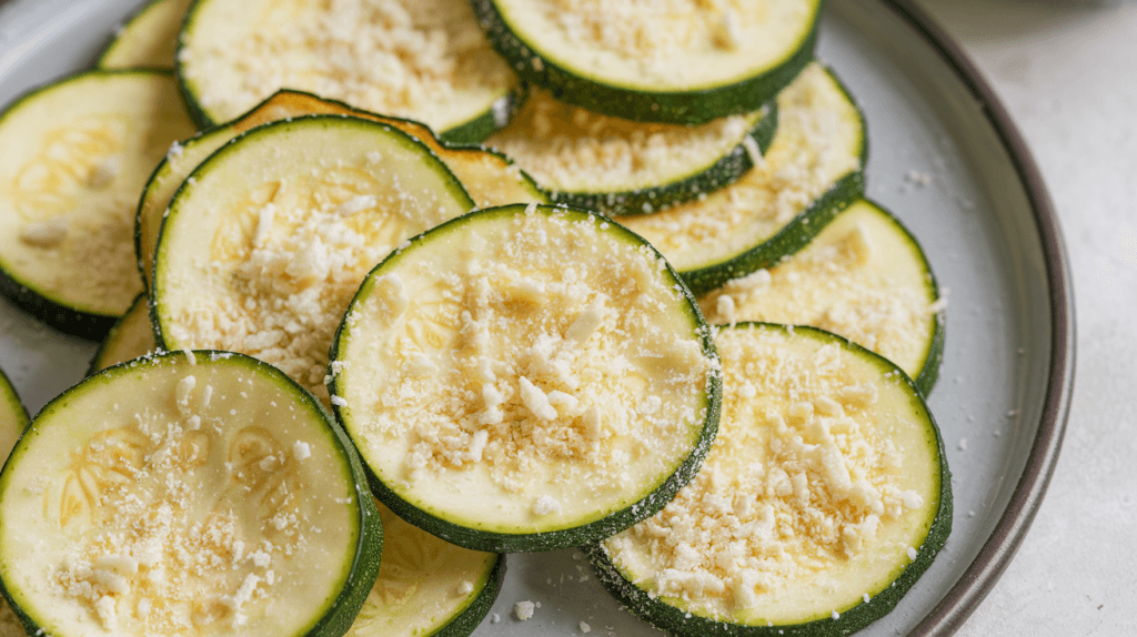 Keto Parmesan Zucchini Chips