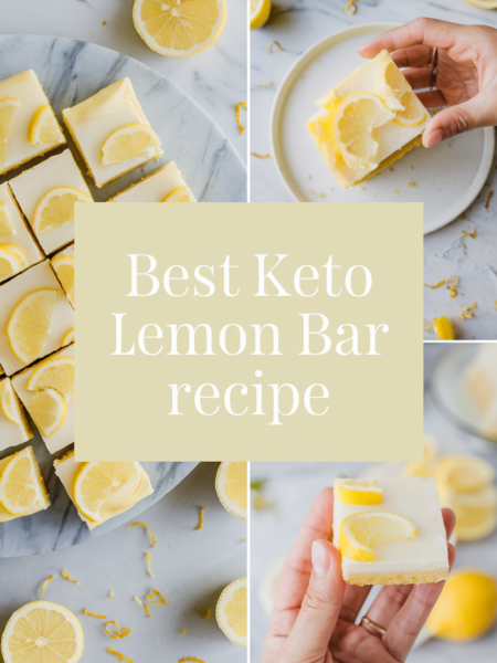Keto Lemon Bars with Coconut Flour