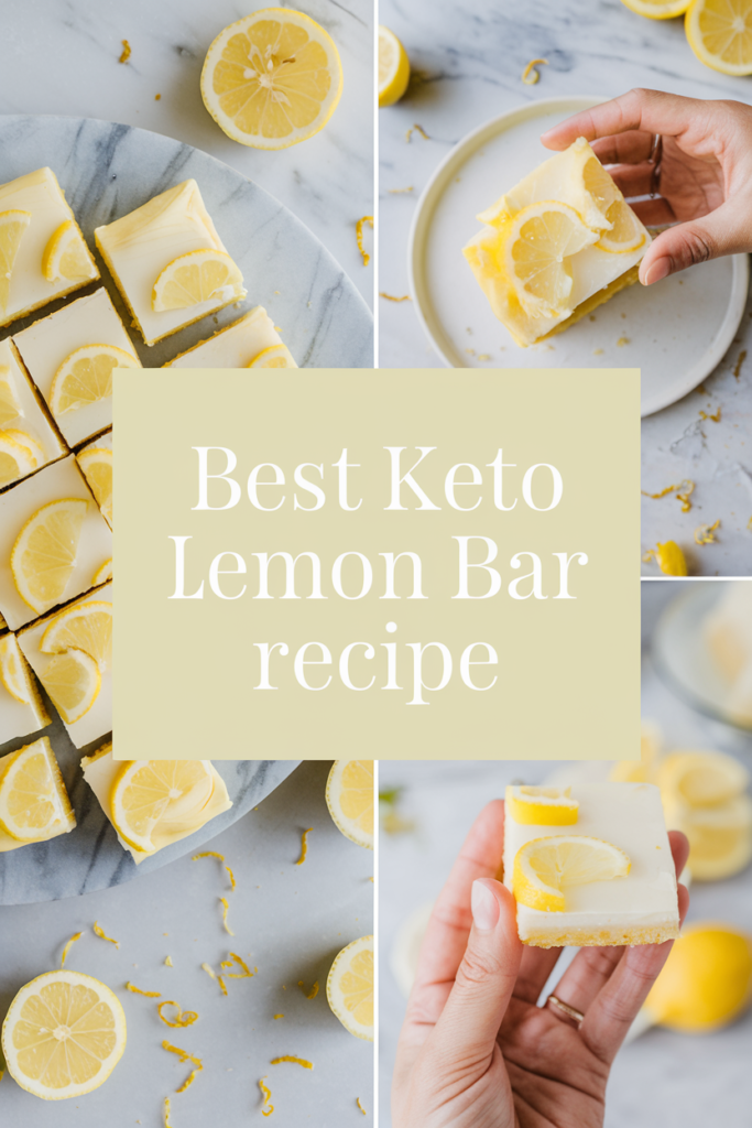 Keto Lemon Bars with Coconut Flour