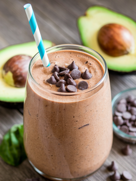 Keto Chocolate Avocado Smoothie