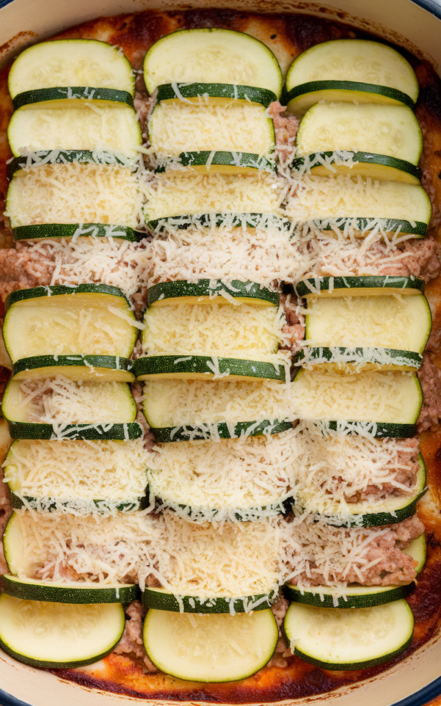 Zucchini Lasagna with Ground Turkey