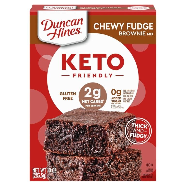 Indulge Guilt-Free: Duncan Hines Keto Friendly Chewy Fudge Brownie Mix Review!