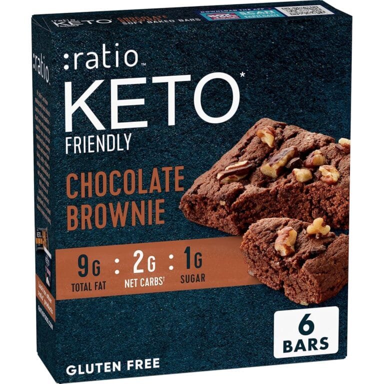 Indulge Guilt-Free: Ratio Soft Baked Chocolate Brownie Bars - The Keto Treat You Need!