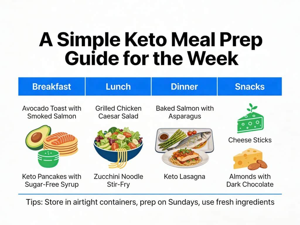 A Simple Keto Meal Prep Guide for the Week