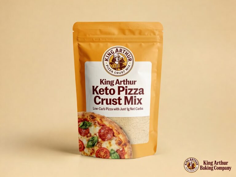 King Arthur Keto Pizza Crust Mix | Low-Carb Pizza with Just 1g Net Carbs