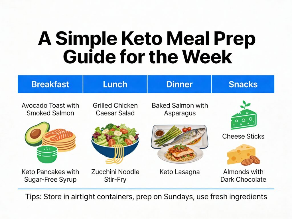 A Simple Keto Meal Prep Guide for the Week