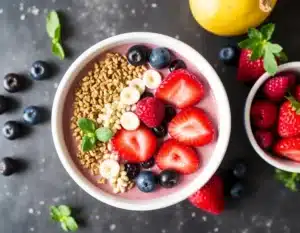 smoothie bowl toppings berries