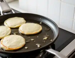 pancakes cooking pan 
