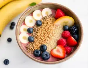 smoothie bowl serving