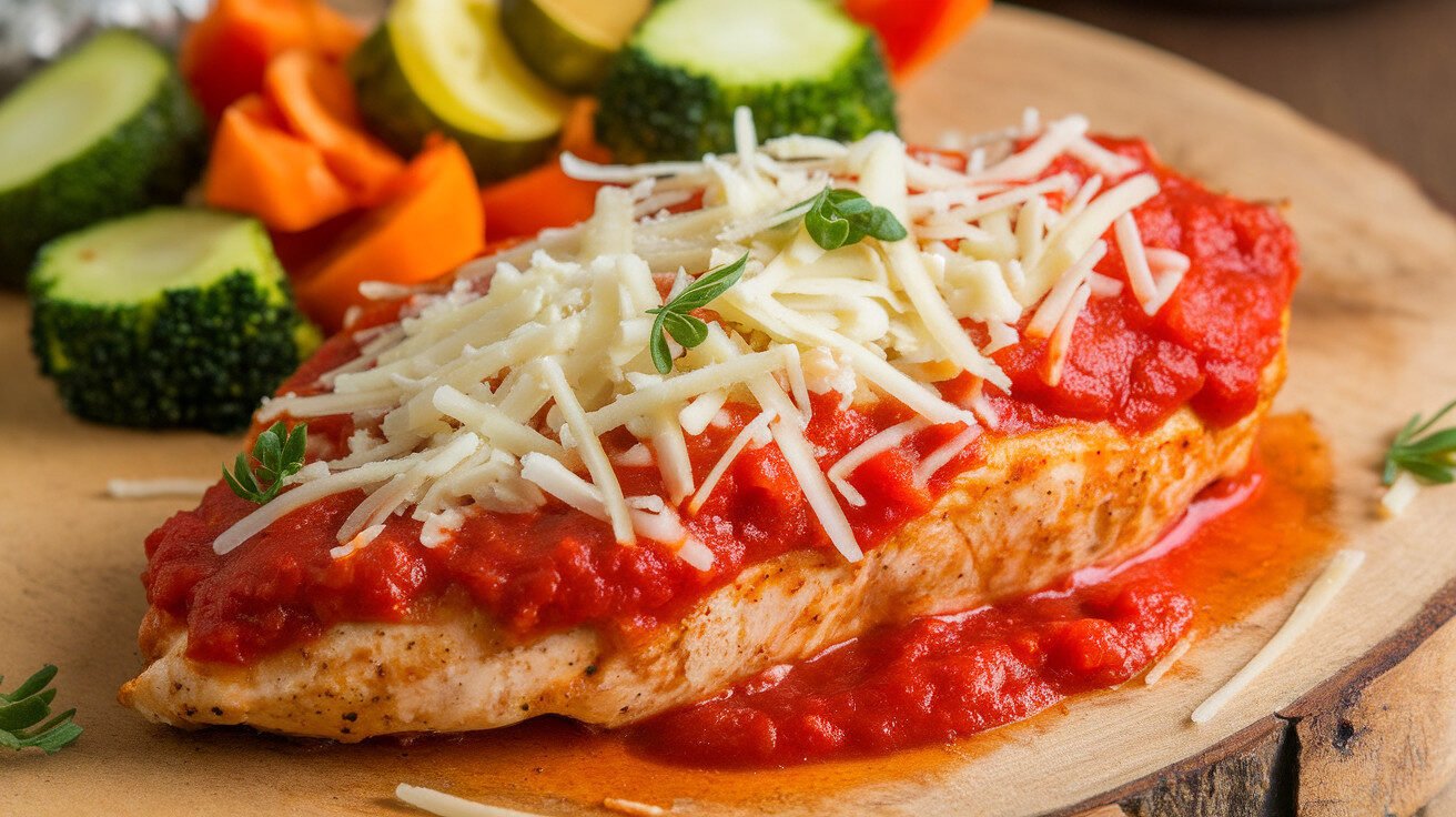 Keto Chicken Parmesan (No Breading) – The Crispy, Cheesy Comfort Food You Crave