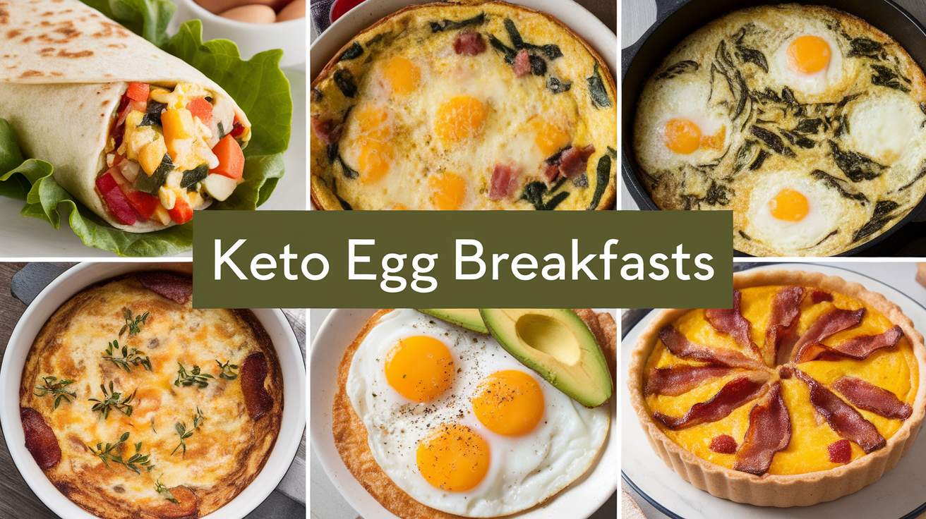 5 Keto Egg Breakfasts - Quick & Easy