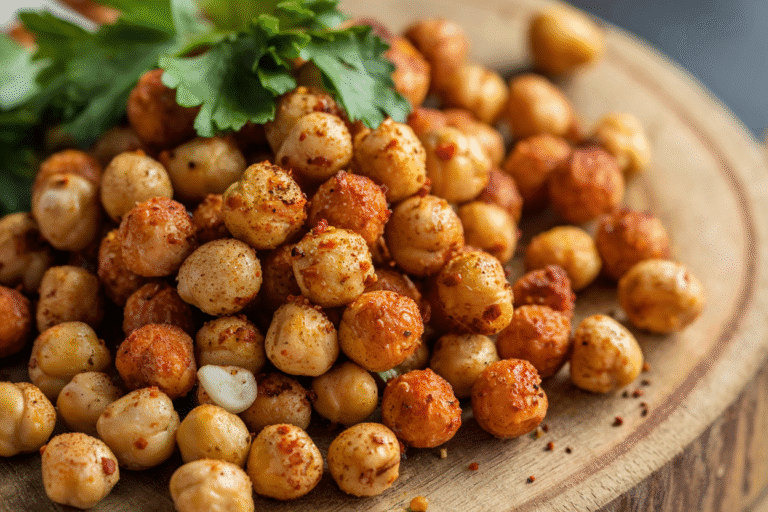 Spicy Keto Roasted Chickpeas (Low-Carb): The Crunchy Snack You Won’t Believe Is Healthy