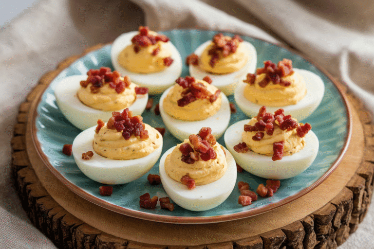 Keto Deviled Eggs with Bacon: The Ultimate Low-Carb Snack