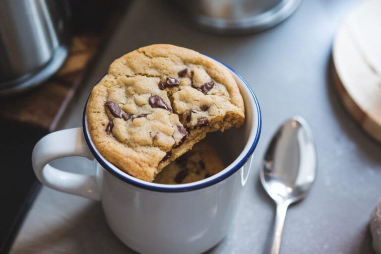 Microwave Keto Cookie in a Mug: The Lazy Genius’s Dessert