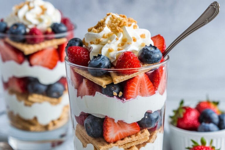 Whipped Cream & Berries Parfait: The Dessert That’s Basically a Hug in a Glass