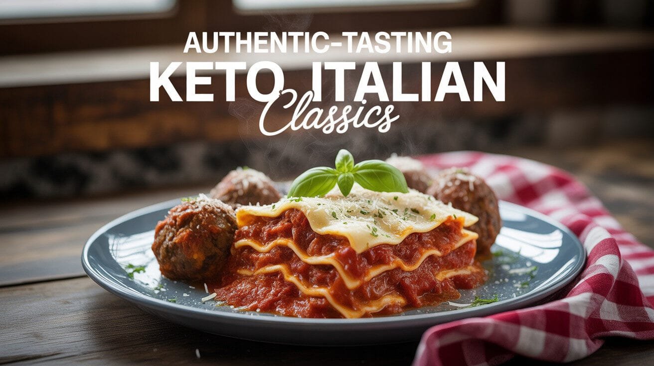 Authentic-Tasting Keto Italian Classics: Lasagna, Meatballs, and More—Minus the Carbs