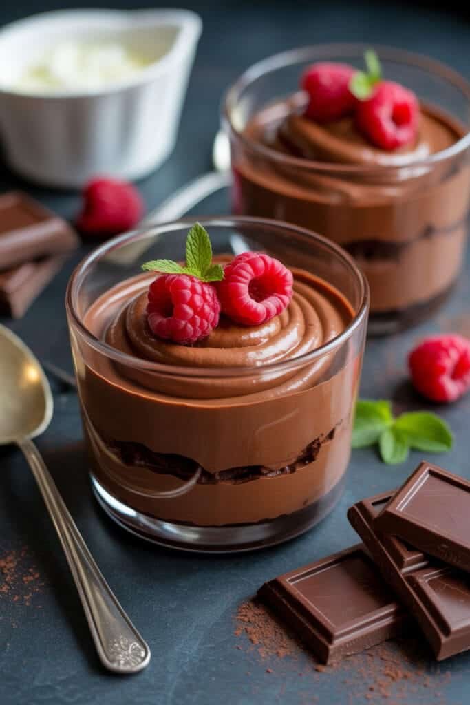 Decadent Chocolate Mousse for Two