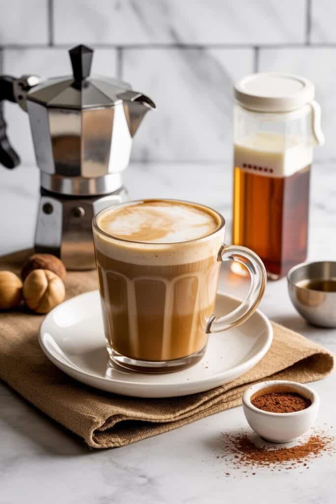 Ingredients for a Keto Starbucks-Style Latte