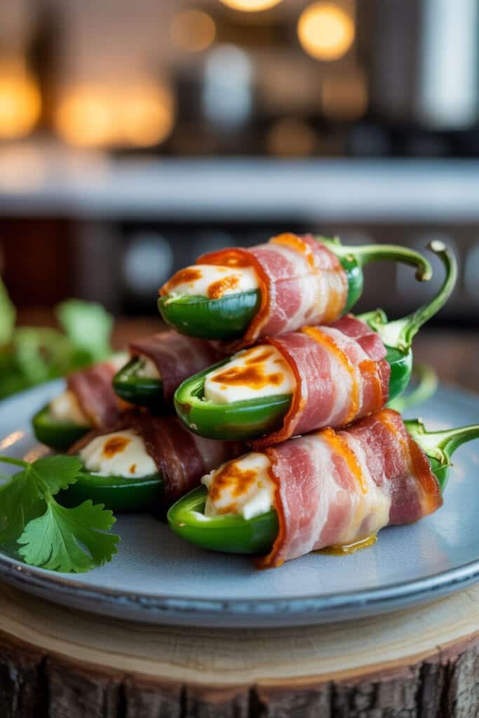 Keto Bacon-Wrapped Jalapeño Poppers