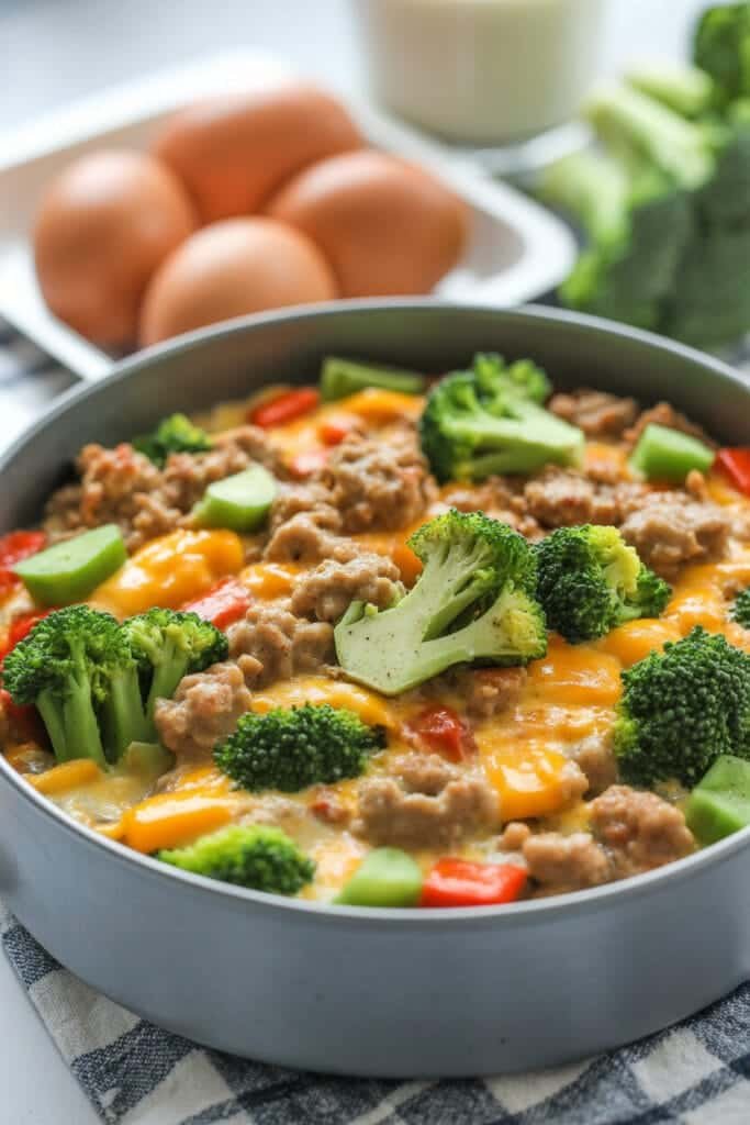 Sausage & Veggie Power Casserole