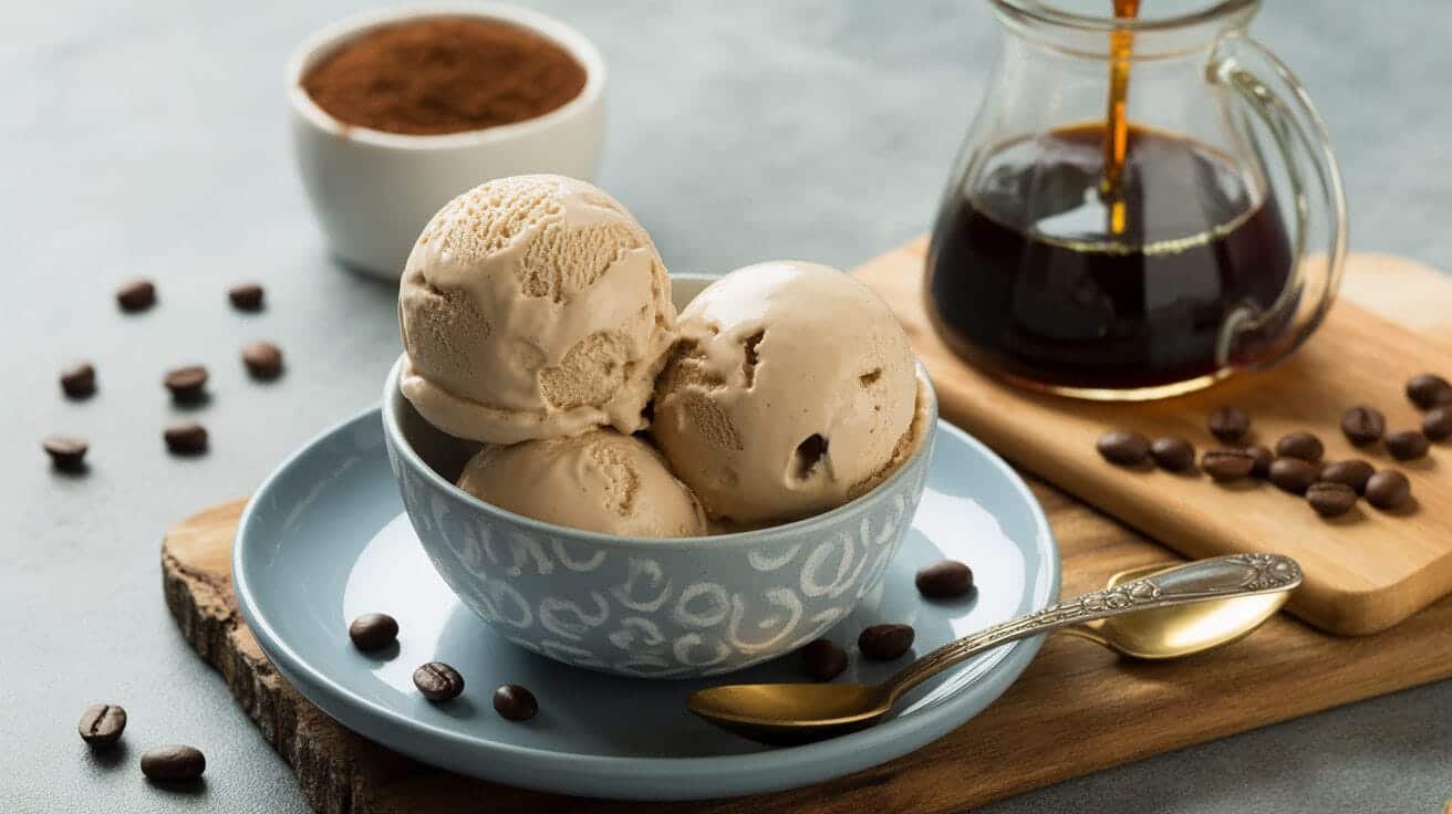 Keto Coffee Ice Cream with MCT Oil