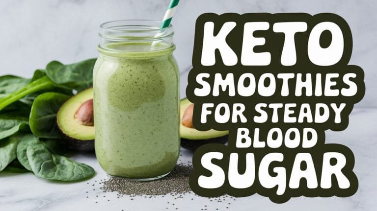 KETO SMOOTHIES FOR STEADY BLOOD SUGAR
