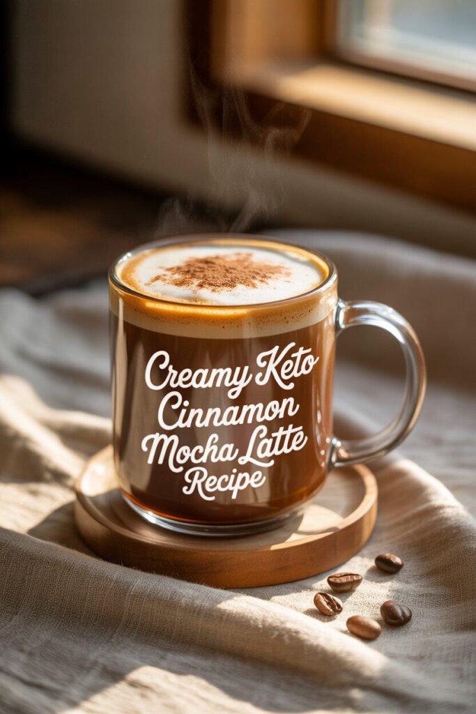 Creamy Keto Cinnamon Mocha Latte Recipe
