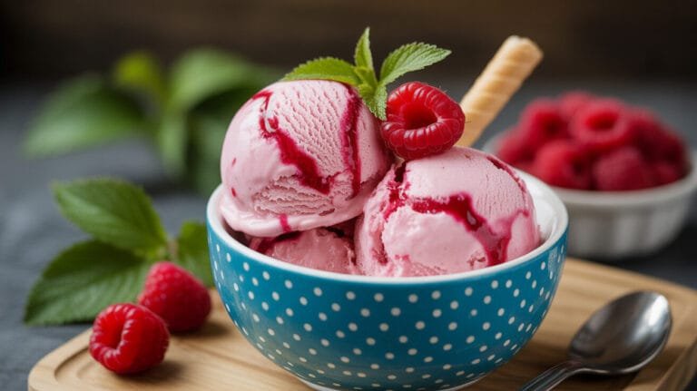 Keto Raspberry Swirl Ice Cream: Your New Summer Obsession