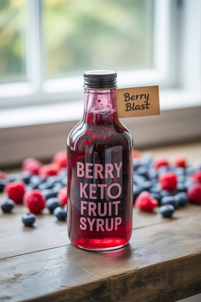 Berry Blast Keto Fruit Syrup