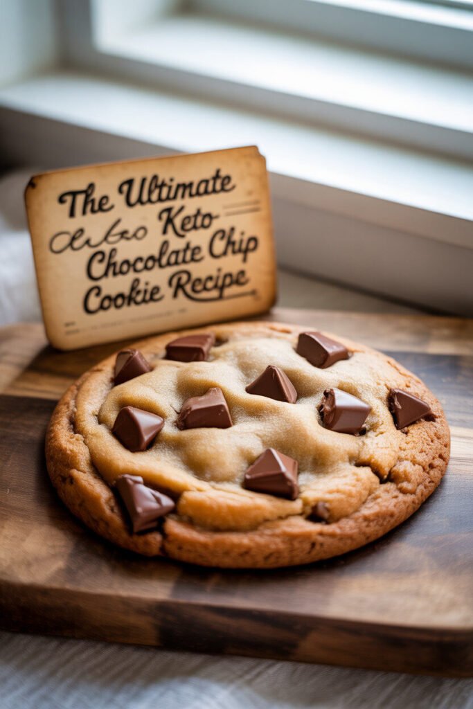The Ultimate Keto Chocolate Chip Cookie Recipe