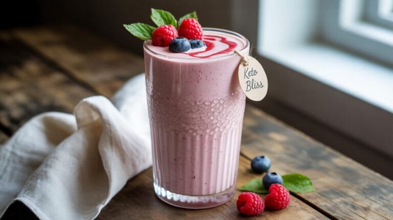 Creamy Keto Berry Smoothie