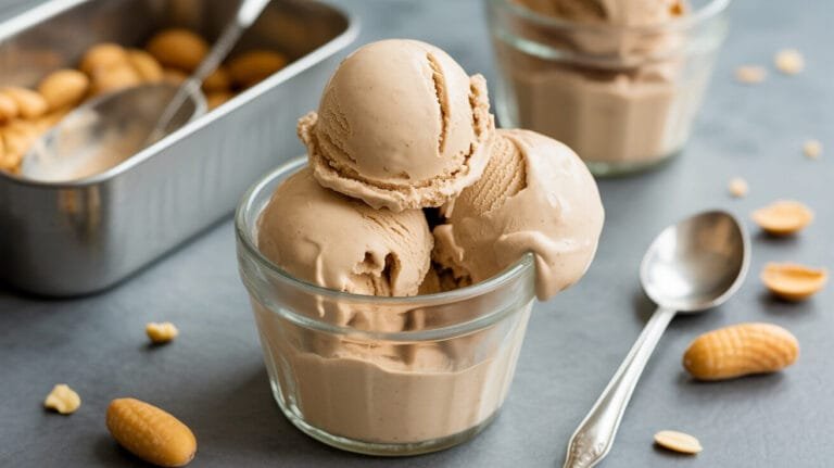 No-Churn Keto Peanut Butter Ice Cream