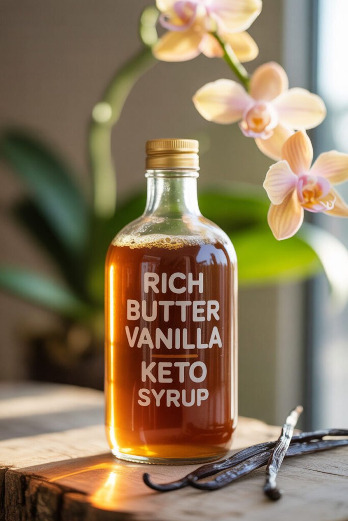Rich Butter Vanilla Keto Syrup