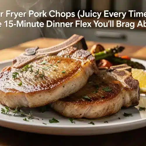 Air Fryer Pork Chops (Juicy Every Time): The 15-Minute Dinner Flex You’ll Brag About