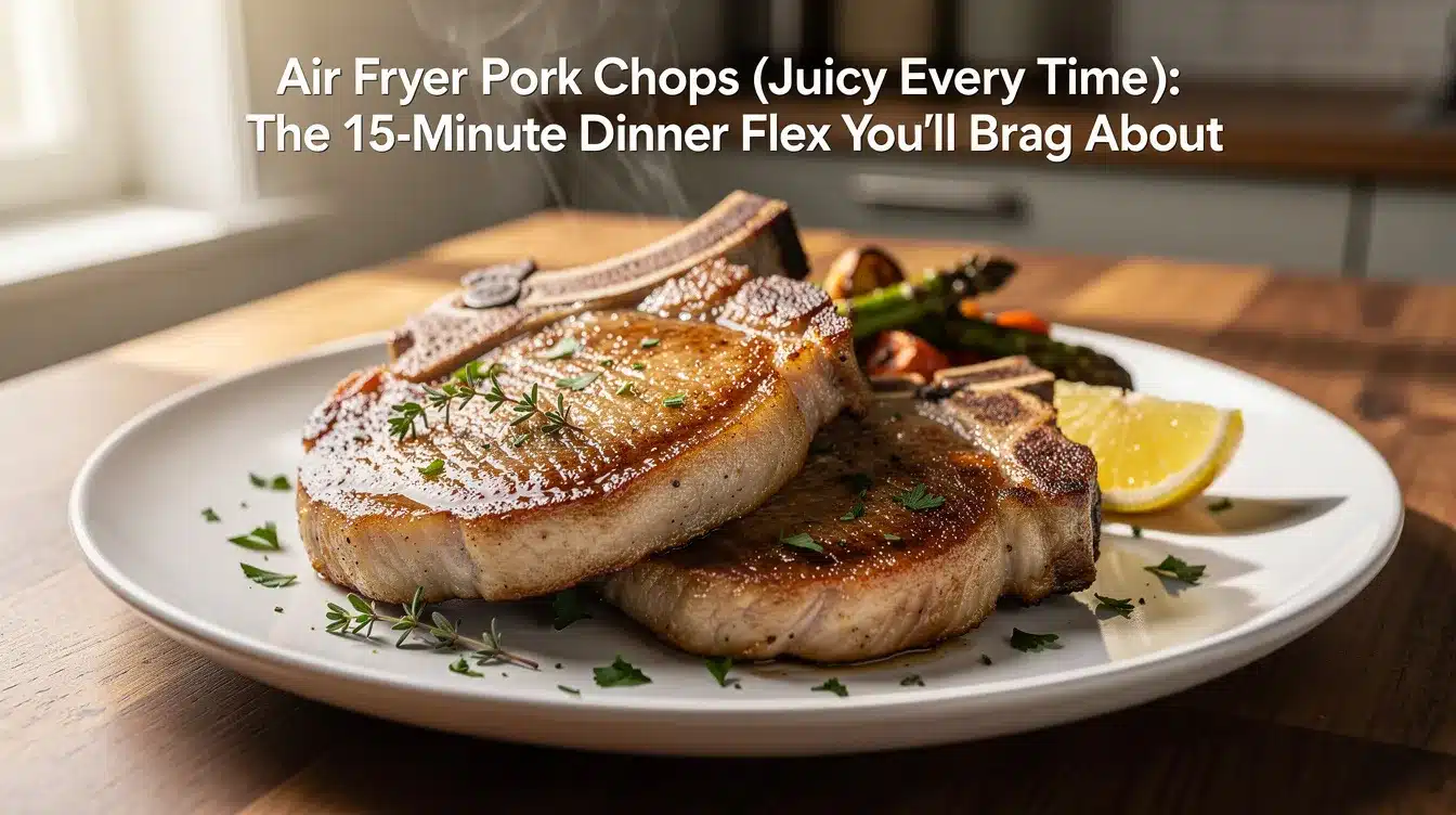 Air Fryer Pork Chops (Juicy Every Time): The 15-Minute Dinner Flex You’ll Brag About