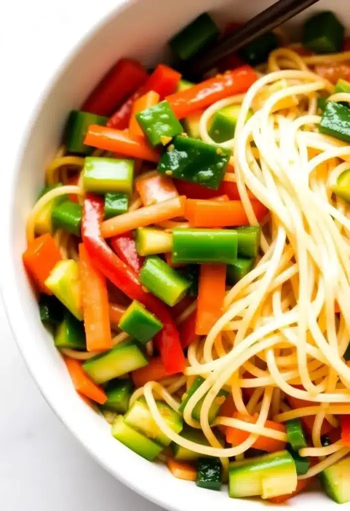 6. Keto Lo Mein with Shirataki Noodles
