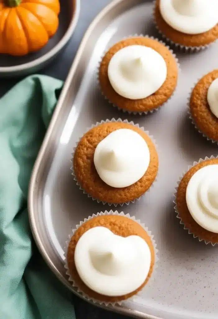 Pumpkin Spice Keto Cupcakes – The “Cozy Fall Blanket”
