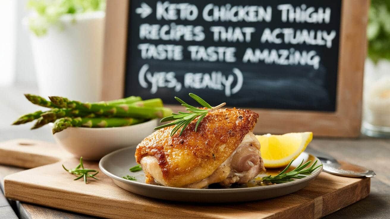 🍗 Keto Chicken Thigh Recipes That Actually Taste Amazing (Yes, Really!)