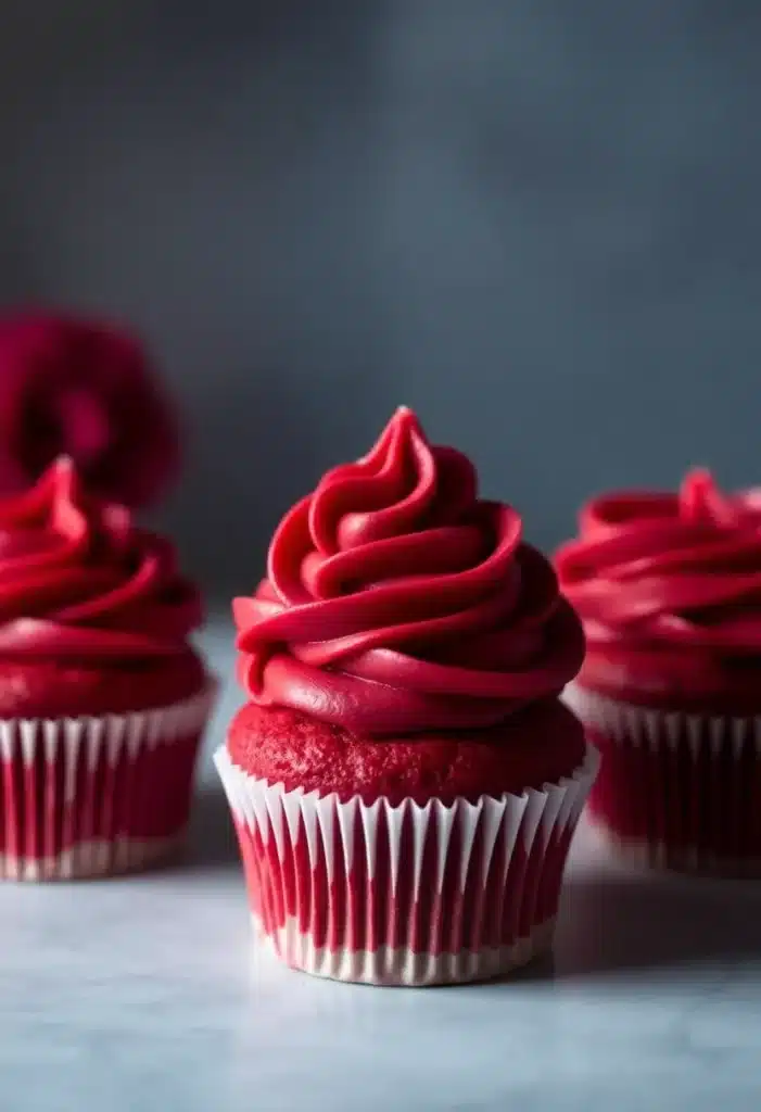 Red Velvet Keto Cupcakes – The “Date Night Candlelight”
