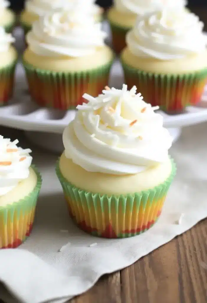 Coconut Cream Cupcakes – The “Beach Vacation in Dessert Form”