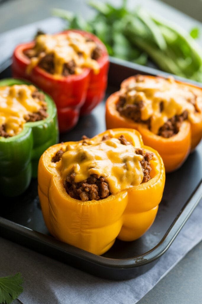 Keto Taco-Stuffed Peppers