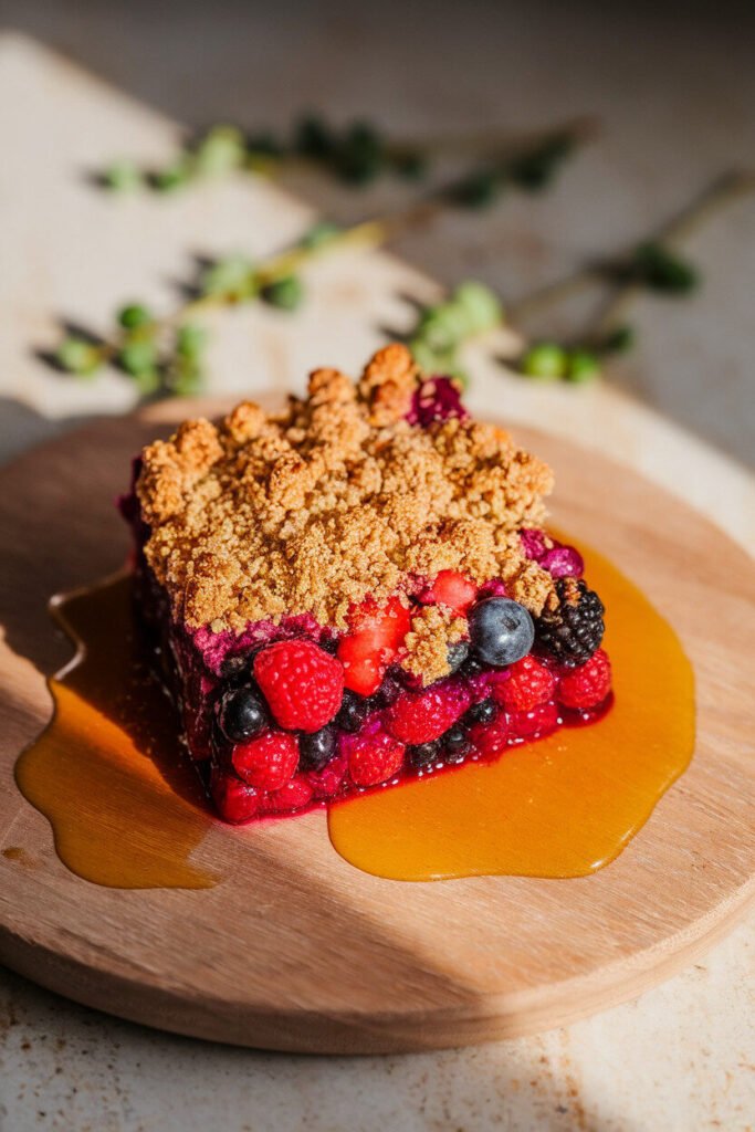 4. Keto Berry Crumble (The Seasonal Superstar)