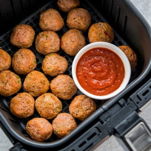 Air Fryer Meatballs (Marinara Dippers): Crispy, Juicy, and Ready in 15 Minutes