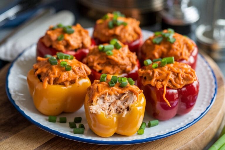 Keto Buffalo Chicken Stuffed Peppers – Low Carb, High Flavor Dinner