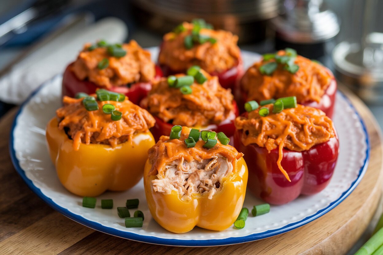 Keto Buffalo Chicken Stuffed Peppers – Low Carb, High Flavor Dinner
