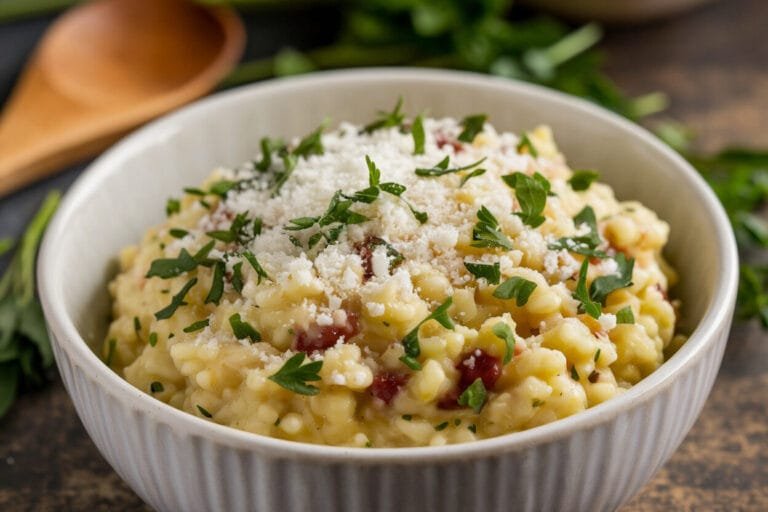 Keto Italian Risotto with Cauliflower Rice: Creamy, Cheesy, and Ready Faster Than Delivery