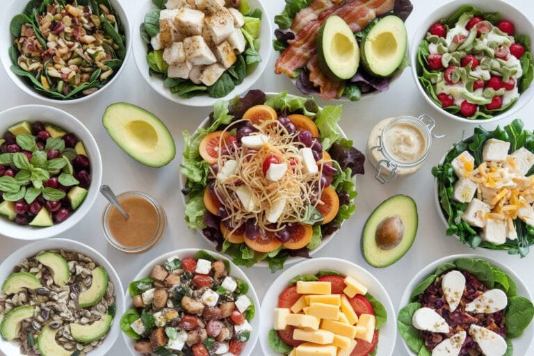 10 Keto Salad Recipes That Aren’t Boring: Flavor-Packed Bowls You’ll Actually Crave