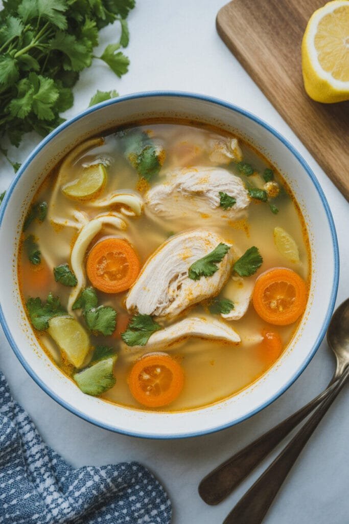 Keto Chicken Zoodle Soup